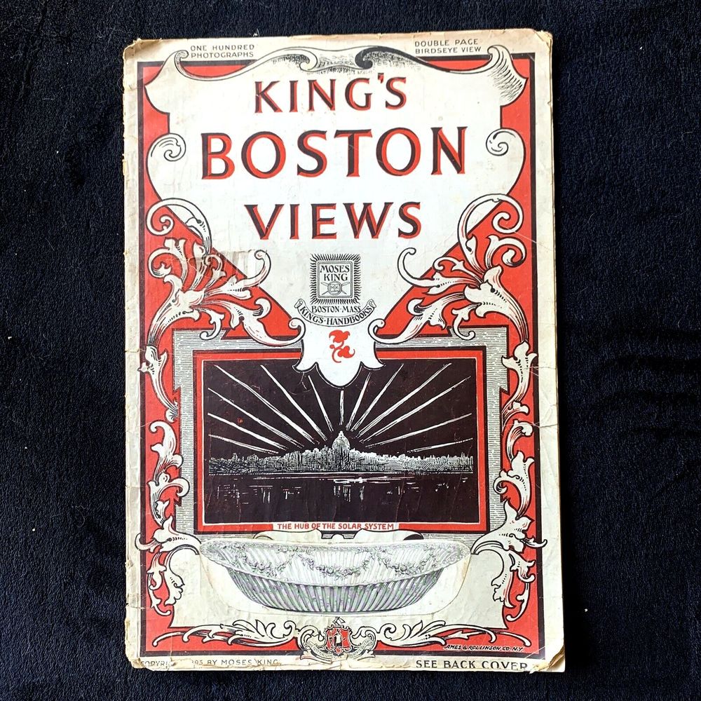 1895 KING'S BOSTON VIEWS, 100 Photographs, Moses King